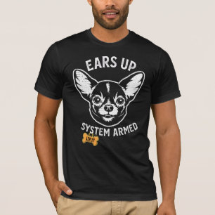 Chihuahua Big dog Armed T-Shirt