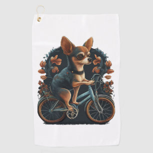 Chihuahua  Bike  Bicycle  Dog  Cycling  Golf Towel