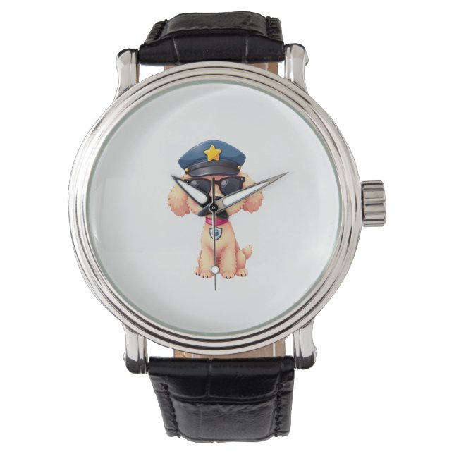 Chihuahua Bike Bicycle Dog Cycling  Watch (Front)