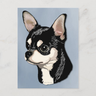 Chihuahua Black & Tan Postcard