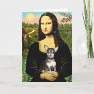 Chihuahua (BlueTan) - Mona Lisa Card