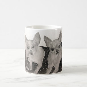Chihuahua Buddies original artwork Coffee Mug