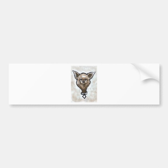 Chihuahua Bumper Sticker (Front)