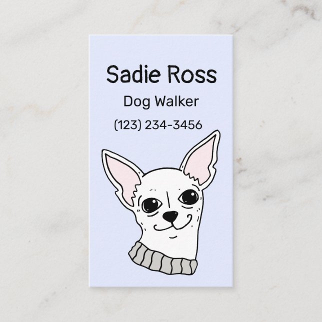 Chihuahua Business Card (Front)
