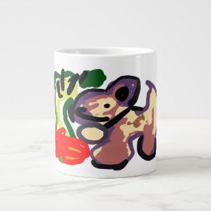 Chihuahua cactus  large coffee mug