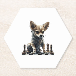 Chihuahua  Chess  Chess Player  Board  Queen   Paper Coaster