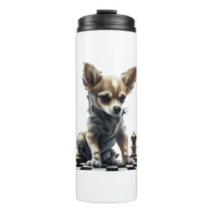 Chihuahua  Chess  Chess Player  Board  Queen   Thermal Tumbler