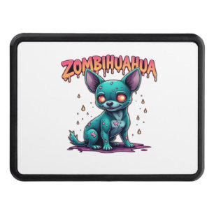 Chihuahua Chi Chichi Chiwawa Zombie Dog Halloween  Trailer Hitch Cover