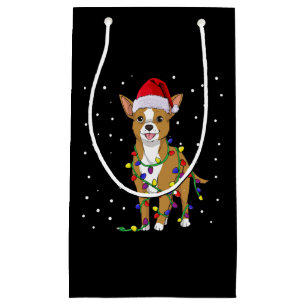 Chihuahua Christmas Dog Small Gift Bag