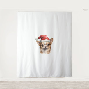 Chihuahua Christmas Dog  Tapestry