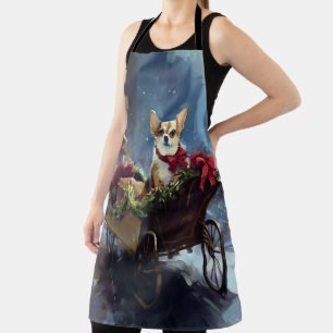 chihuahua Christmas Festive Season Apron