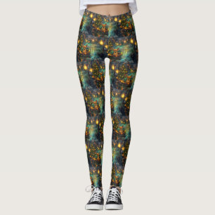 Chihuahua Christmas Festive Voyage Leggings