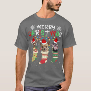 Chihuahua Christmas Lights Funny Xmas Dog T-Shirt
