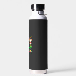 Chihuahua Christmas Lights Xmas Dog Classic T-Shir Water Bottle