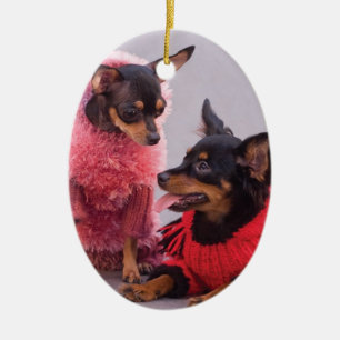 Chihuahua Christmas Ornament
