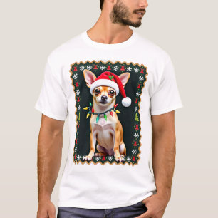 Chihuahua Christmas Santa Ugly Sweater Dog Lover X