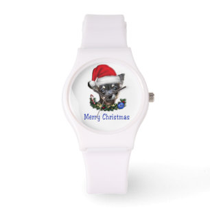 Chihuahua Christmas Watch