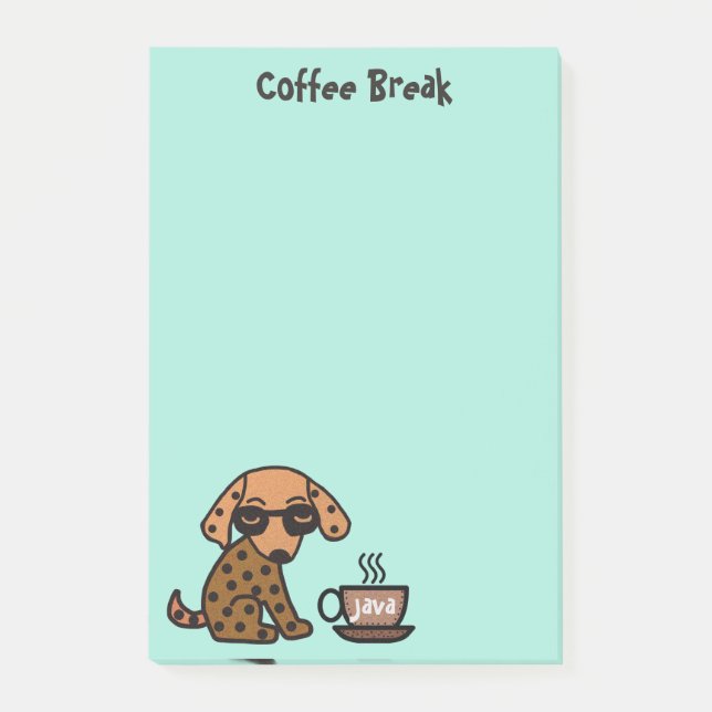 Chihuahua Coffee Break Post-it® Notes (Front)