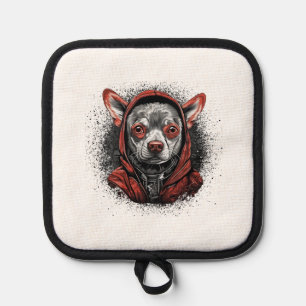 Chihuahua Cool Dog Rap Hip-Hop Gangster Pot Holder