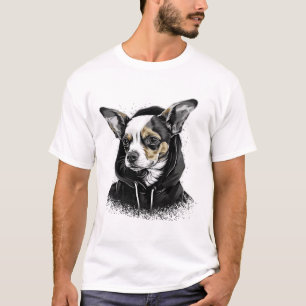 Chihuahua Cool Dog Rap Hip-Hop Gangster T-Shirt