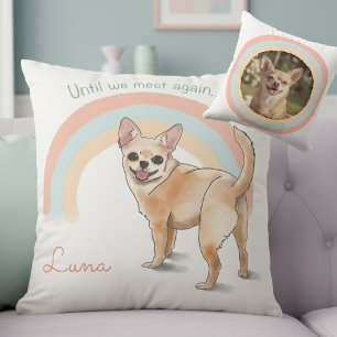 Chihuahua Custom Pillow – Watercolor Illustration 