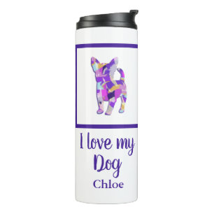 Chihuahua Cute Dog Silhouette PPY&B  Thermal Tumbler