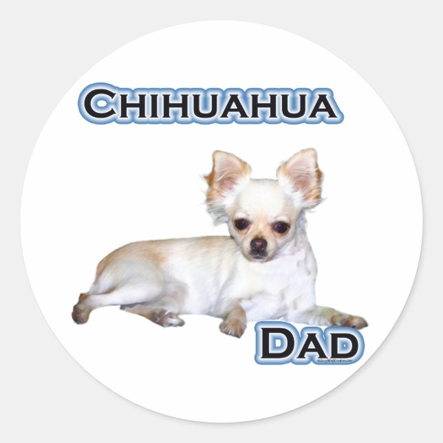 Chihuahua Dad 4 - Sticker (Devant)
