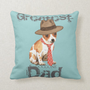 Chihuahua Dad Throw Pillow