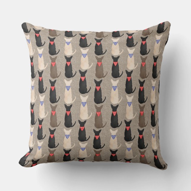 Chihuahua Design for Dog Lover Throw Pillow (Front)