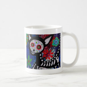 Chihuahua Dia De los Muertos by Prisarts Coffee Mug