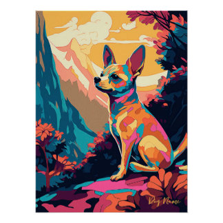 Chihuahua Dog 003 - Bruno Pokopen Poster