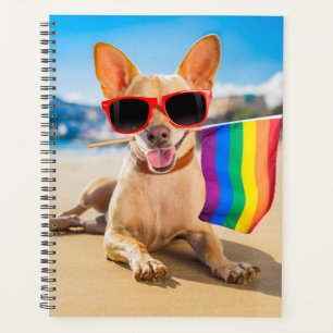 Chihuahua Dog  at the Beach Planner