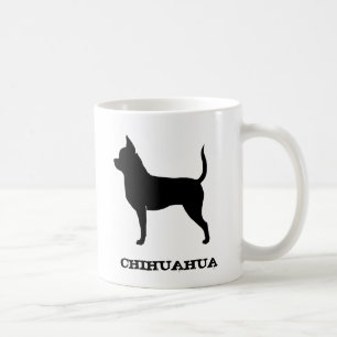 Chihuahua Dog Breed Silhouettes Custom Coffee Mug