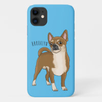 Chihuahua dog cartoon illustration