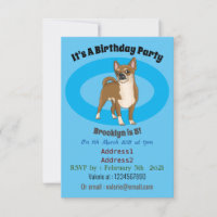 Chihuahua dog cartoon illustration