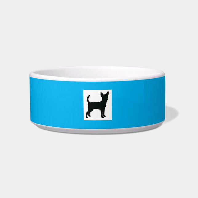 Chihuahua dog ceramic bowl. bowl (Front)