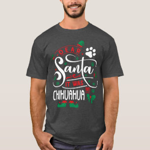 Chihuahua Dog Christmas Dog breed funny friends T-Shirt