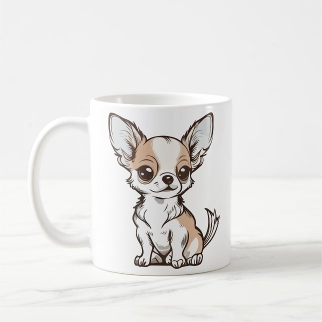 Chihuahua Dog  Coffee Mug (Left)