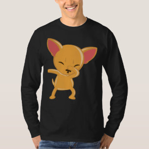 Chihuahua Dog Dabbing Vector Art T-Shirt
