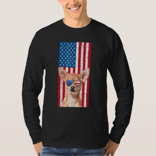 Chihuahua Dog For Men Boys Brown Chiwawa America T-Shirt