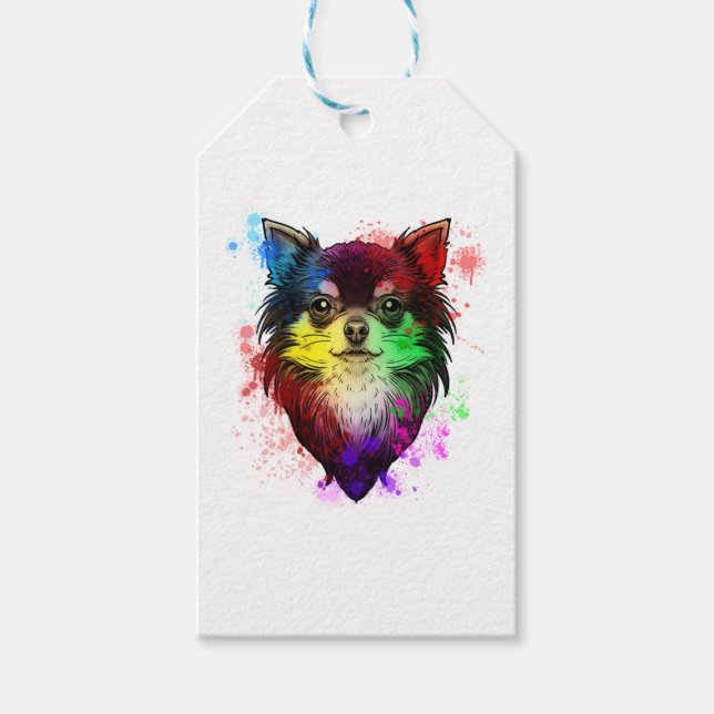 Chihuahua Dog   Gift Tags (Front)