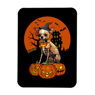 Chihuahua Dog Halloween Magnet