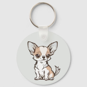 Chihuahua Dog Keychain