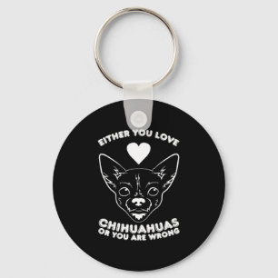 Chihuahua Dog Lover Keychain