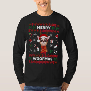 Chihuahua Dog Merry Woofmas Christmas Chihuahua F T-Shirt