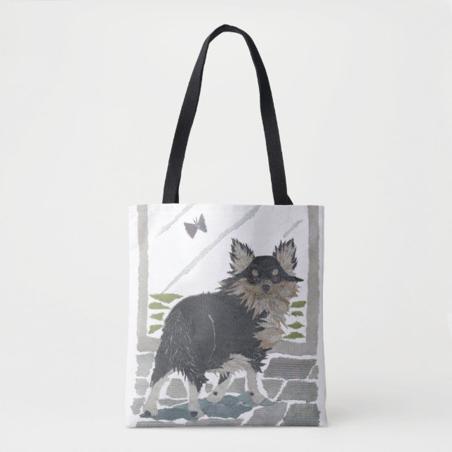 Chihuahua, Dog, Modern Tote Bag (Front)
