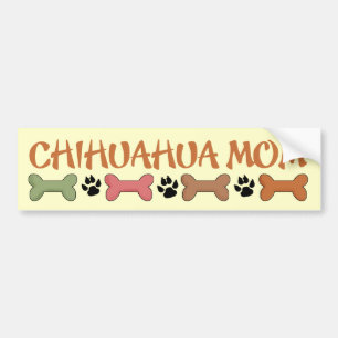 Chihuahua Dog Mom Bumper Sticker