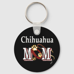 Chihuahua Dog Mom Gifts Keychain