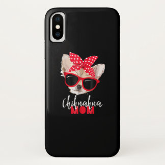 Chihuahua Dog Mom Sunglasses Cute Dog Gift Case-Mate iPhone Case