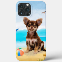 Chihuahua Dog on Beach